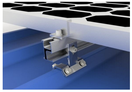 Trapezoidal Metal Roof Clamp